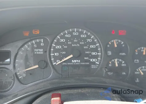 2002 Chevrolet Tahoe Z71 из США, поврежденный, VIN 1GNEK13Z12R121237